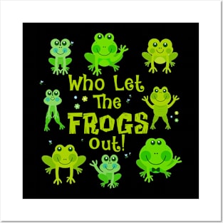 Frog Plague Pesach  For Men Women Kids Posters and Art